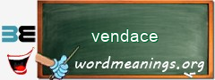 WordMeaning blackboard for vendace